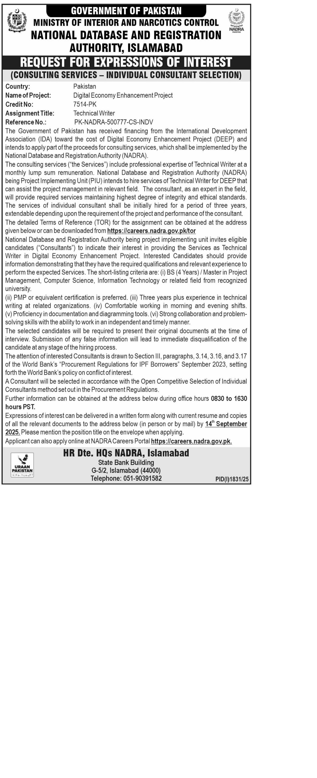 National Database & Registration Authority