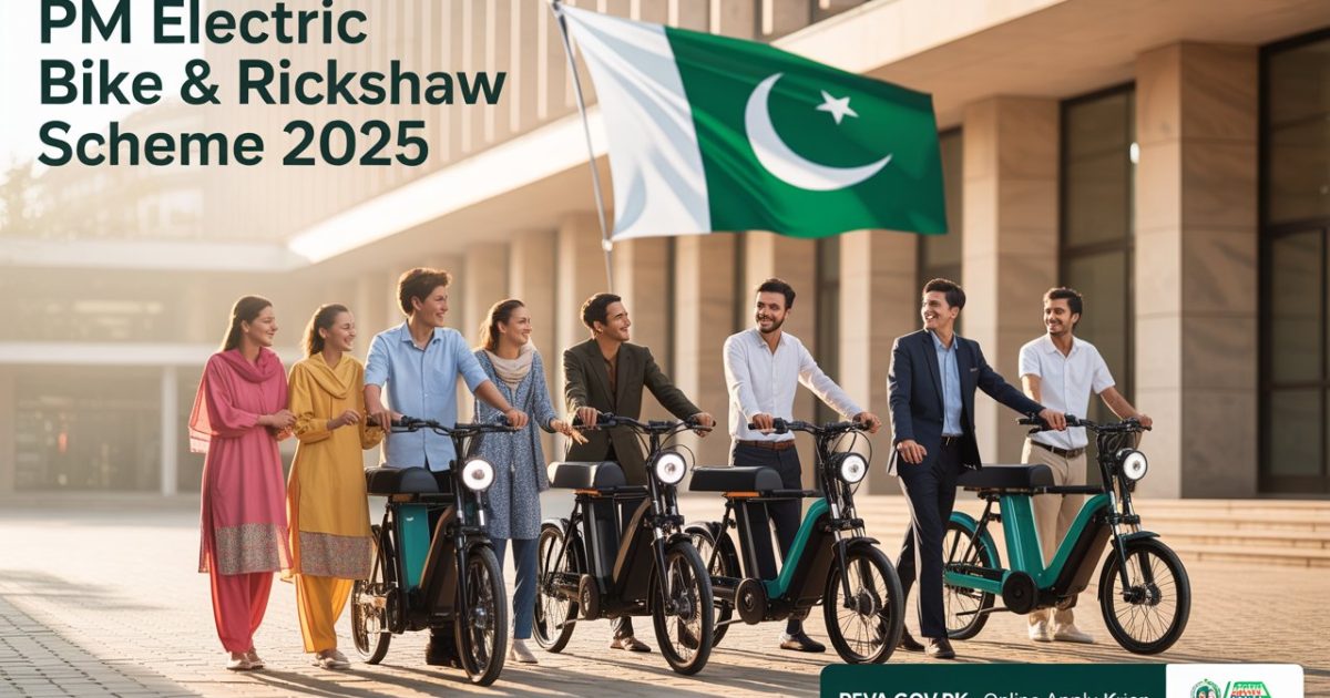PM Electric Bike & Rickshaw Scheme 2025: (www.pave.gov.pk) How to Apply ...