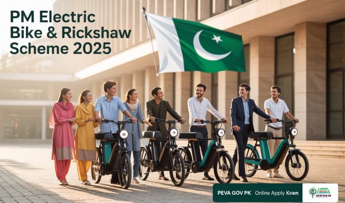 PM Electric Bike & Rickshaw Scheme 2025 (www.pave.gov.pk) How to Apply Online