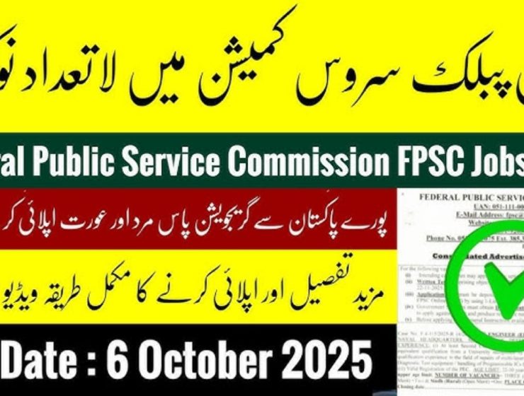 Federal Public Service Commission FPSC Job September 2025