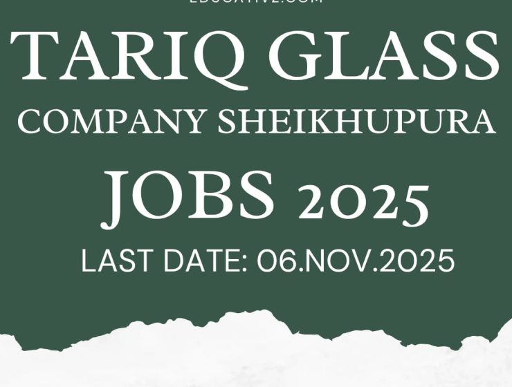 Latest Tariq Glass Industries Limited Management Jobs Sheikhupura 2025