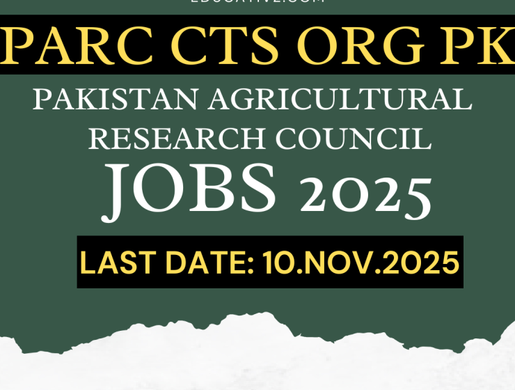 PARC CTS Org Pk Jobs October 2025 Pakistan Agricultural Research Council