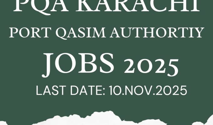 Port Qasim Authority PQA Jobs October Karachi 2025