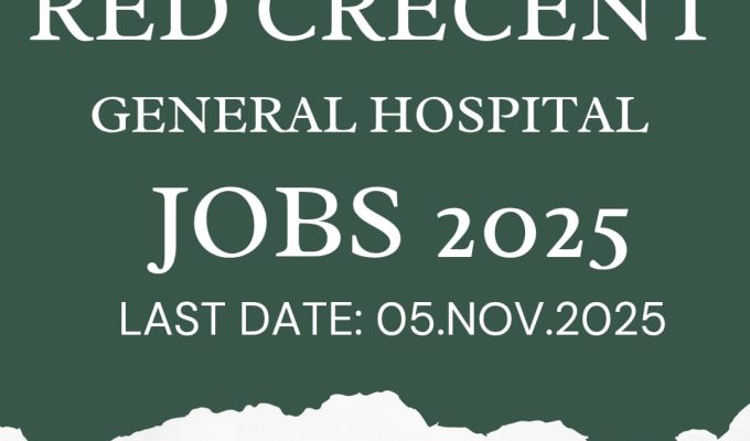 Red Crescent Hospital Jobs in Jhang 2025 October Latest