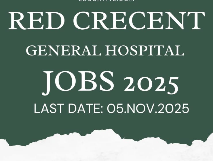 Red Crescent Hospital Jobs in Jhang 2025 October Latest