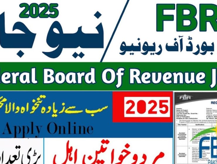 Federal Board of Revenue FBR Management Job Islamabad 2025