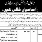 Latest Central Ordnance Depot COD Jobs Rawalpindi 2025