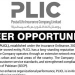 Latest Postal Life Insurance Company Jobs Islamabad 2025