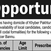 District Health Officer Bannu Jobs 2025 – Apply Online via ETEA