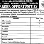 FIEDMC Jobs 2026 – Career Opportunities for Qualified Professionals