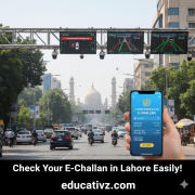 Step-by-Step Guide to Check and Download E-Challan in Lahore