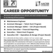 Institute of Business Administration (IBA) Karachi Jobs 2025 – Full-Time Positions