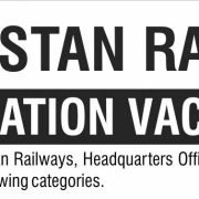 Latest Pakistan Railways Jobs Lahore 2025