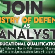 Ministry of Defence Analyst Jobs Openings 2026 – Apply Online