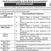 New Jobs at Balochistan Provincial Assembly Secretariat 2025 – Apply Today