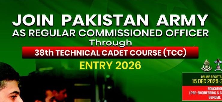 Pakistan Army TCC Jobs 2026 – Online Registration Open