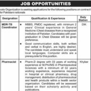 Private Organization Health Sector Jobs 2026 – MDR-TB Coordinator