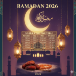 “Ramadan Mubarak 2026 Time Table A Month of Faith, Fasting, and Generosity”
