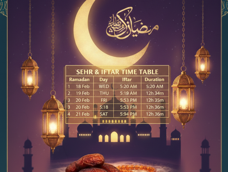 “Ramadan Mubarak 2026 Time Table A Month of Faith, Fasting, and Generosity”