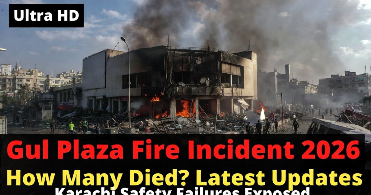 Gul Plaza Karachi Fire 2026: 28 Dead, 81 Missing as 40-Year History ...