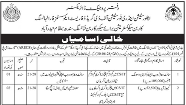 Afforestation & Wildlife Department Sindh Jobs 2026 – Hyderabad Vacancies