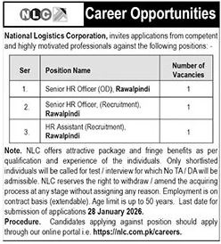 National Logistics Corporation (NLC) Jobs 2026 – Apply Online