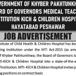 MTI-KICH & Children Hospital Peshawar Jobs 2026 – Apply Now