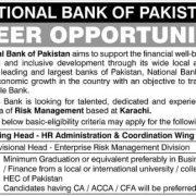 National Bank of Pakistan (NBP) Risk Management Jobs 2026 – Karachi Apply Online