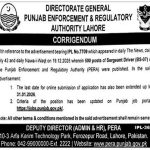 PERA Lahore Sergeant Driver (BS-07) Jobs 2026 Corrigendum – IPL No. 7709