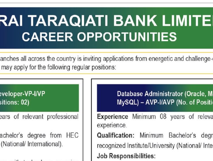 Zarai Taraqiati Bank Limited Jobs 2026 for Professionals