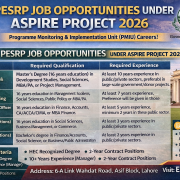 Punjab Education Sector Reforms Programme (PESRP) Jobs 2026 – Apply Now