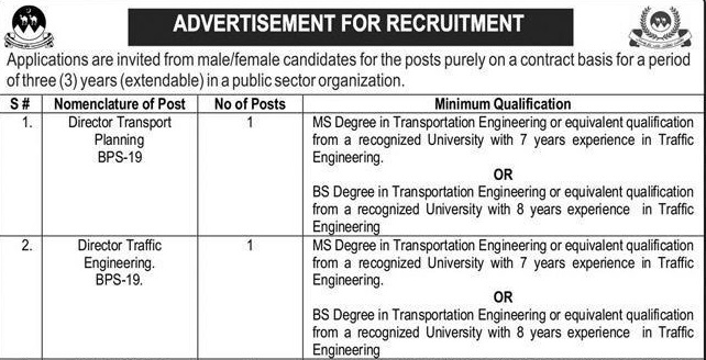 Public Sector Organization Jobs 2026 – PO Box 305 Quetta