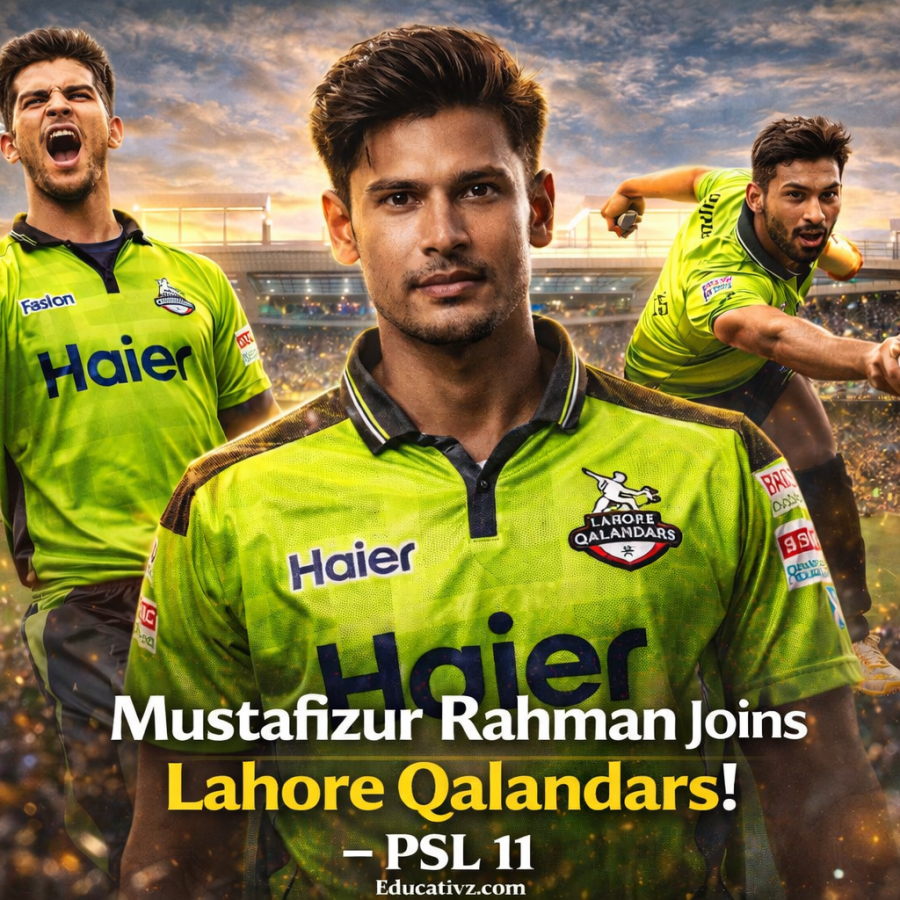 Mustafizur Rahman Joins Lahore Qalandars PSL 11