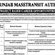 Punjab Masstransit Authority Jobs 2026 – Apply Online by 17 Feb