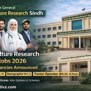 Directorate General Agriculture Research Sindh Tandojam Jobs 2026 Advertisement