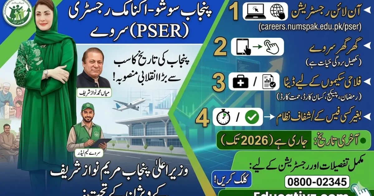 Pser Add PSER Survey 2026 Punjab: Online Registration & Eligibility Guide