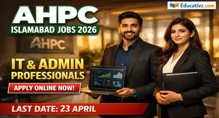 Official Job Advertisement of Allied Health Professionals Council (AHPC) Islamabad 2026.