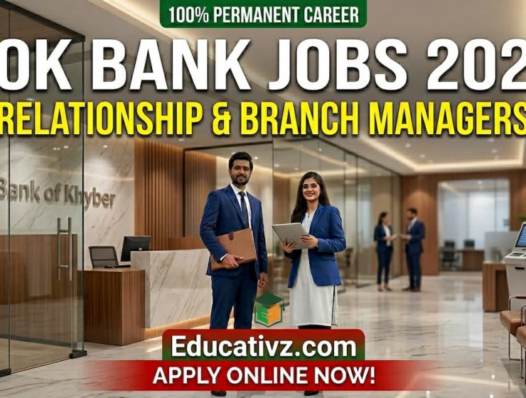 Official Career Advertisement of Bank of Khyber (BOK) April 2026 for Branch Managers and Relationship Officers.