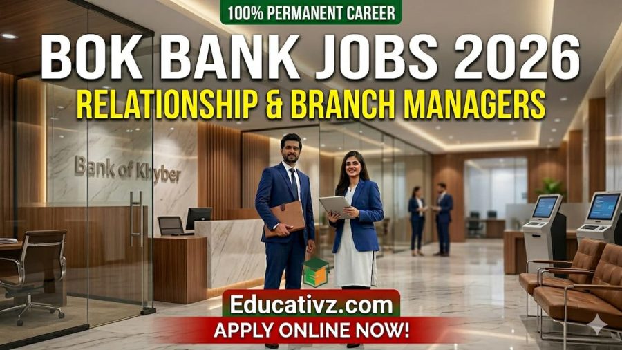 Official Career Advertisement of Bank of Khyber (BOK) April 2026 for Branch Managers and Relationship Officers.