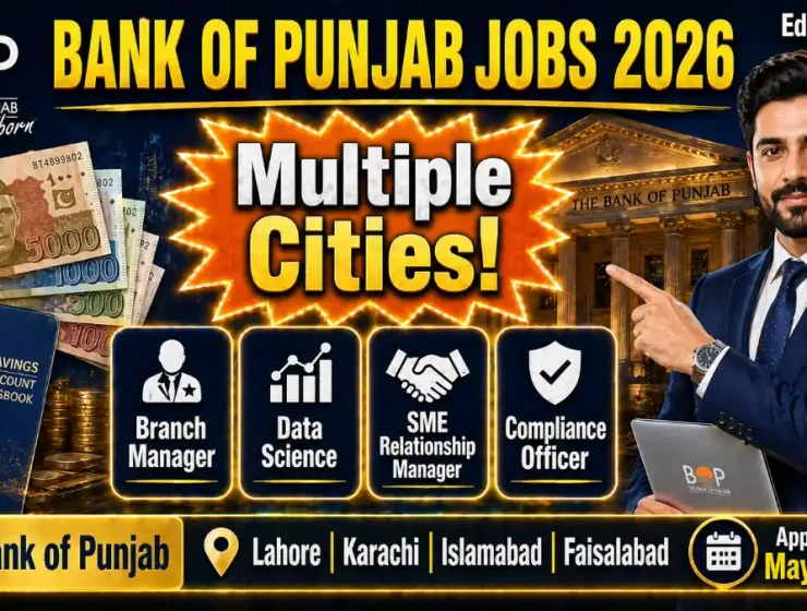 Bank of Punjab BOP Official Job Vacancies April 2026 Portal