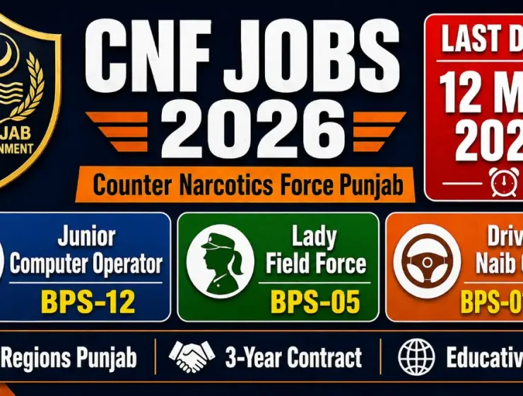 Excise Taxation and Narcotics Control Department Punjab CNF Jobs Advertisement 2026