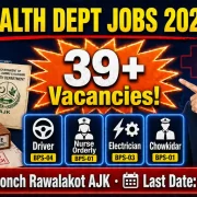 Health Department Rawalakot DHO Poonch Jobs Advertisement 2026