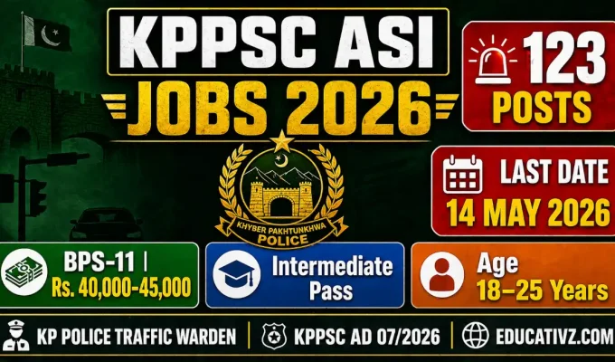 KPPSC Advertisement No 7/2026 Assistant Sub-Inspector ASI Jobs Educativz
