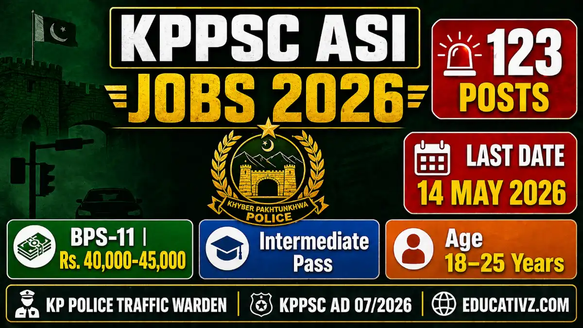 KPPSC Advertisement No 7/2026 Assistant Sub-Inspector ASI Jobs Educativz