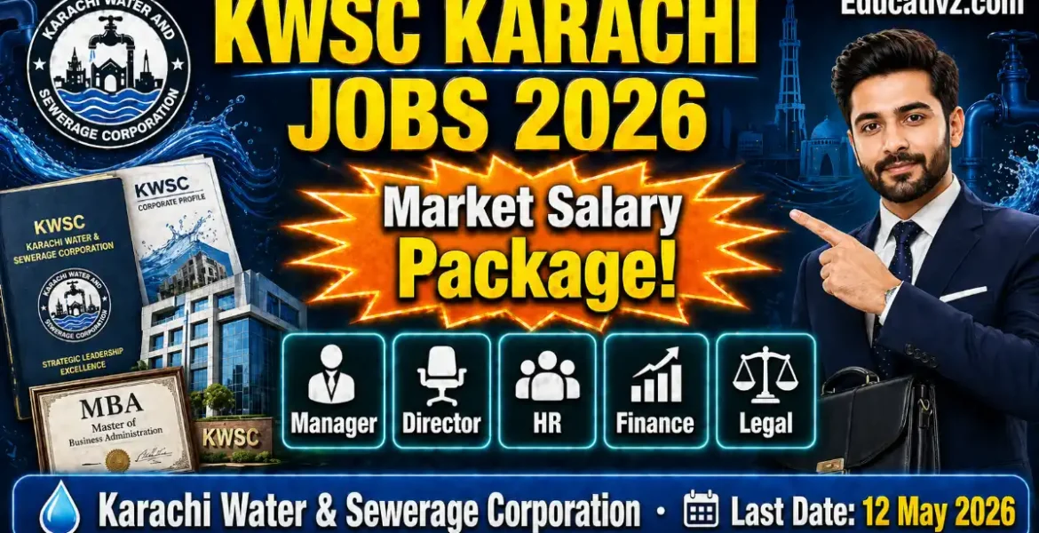 Karachi Water & Sewerage Corporation KWSC Jobs Advertisement April 2026