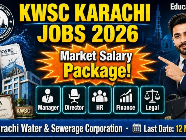 Karachi Water & Sewerage Corporation KWSC Jobs Advertisement April 2026