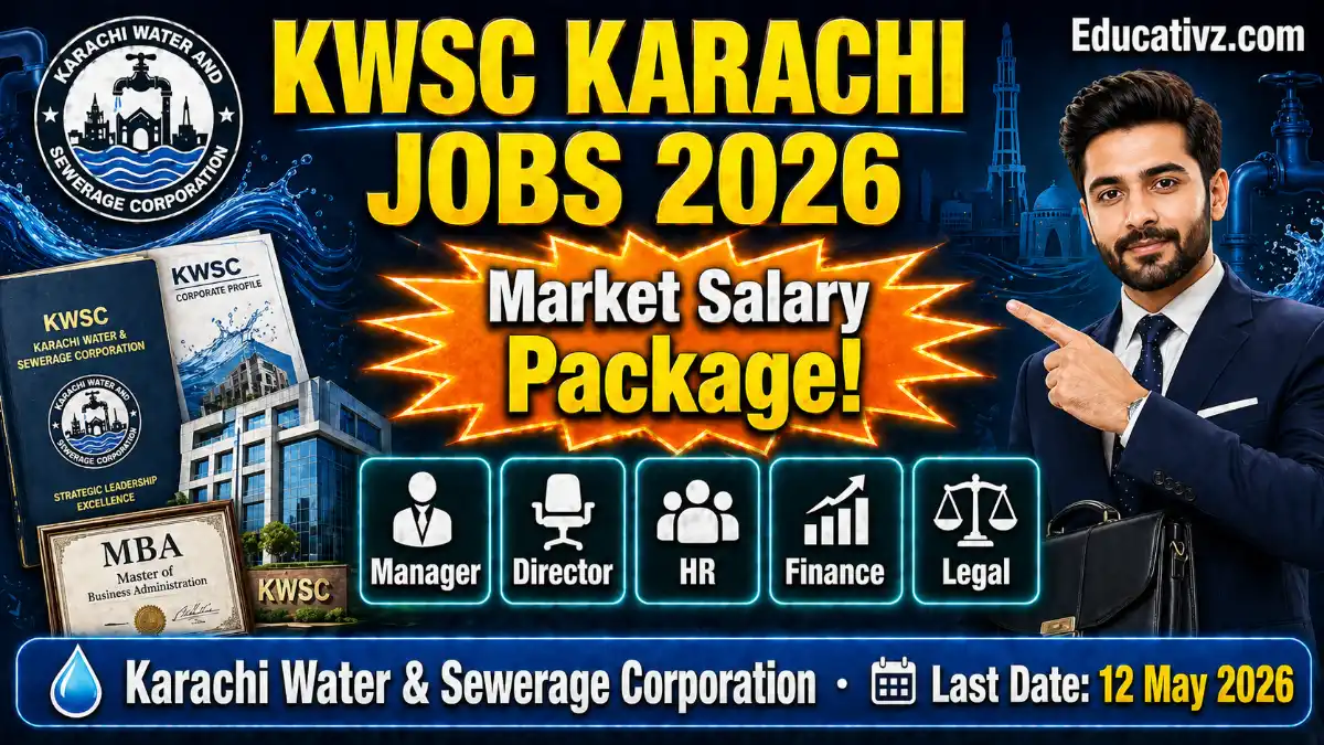 Karachi Water & Sewerage Corporation KWSC Jobs Advertisement April 2026