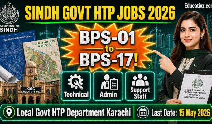 Local Government Housing Town Planning Department Karachi Jobs Advertisement 2026