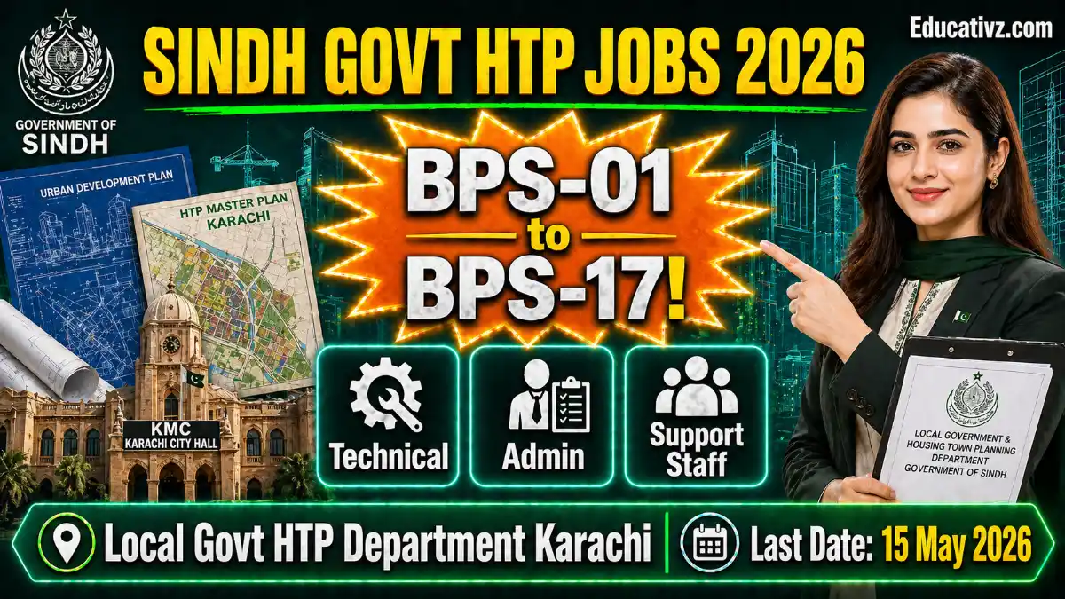 Local Government Housing Town Planning Department Karachi Jobs Advertisement 2026