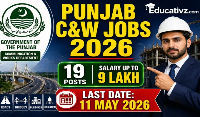 Punjab Communication & Works Department Jobs Advertisement April May 2026